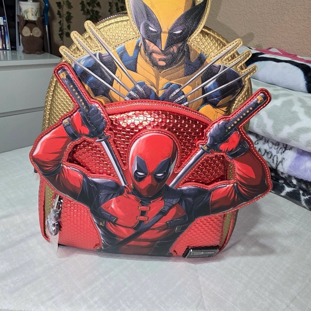 Marvel Red and Gold Character Backpack
